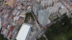 Na imagem, Banco de Projetos capta vista aérea da obra Residencial Reserva Florença, no Jardim Novo Osasco.