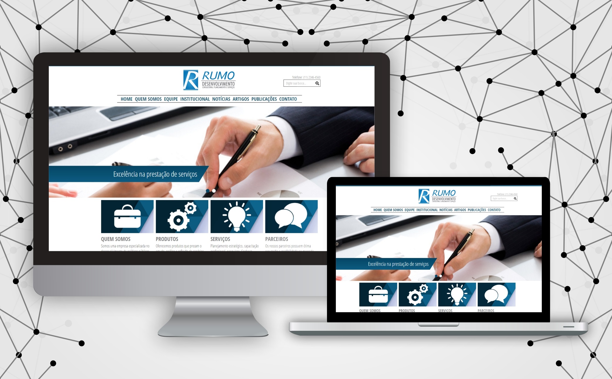 Rumo Desenvolvimento lança novo site com design mais moderno e dinâmico